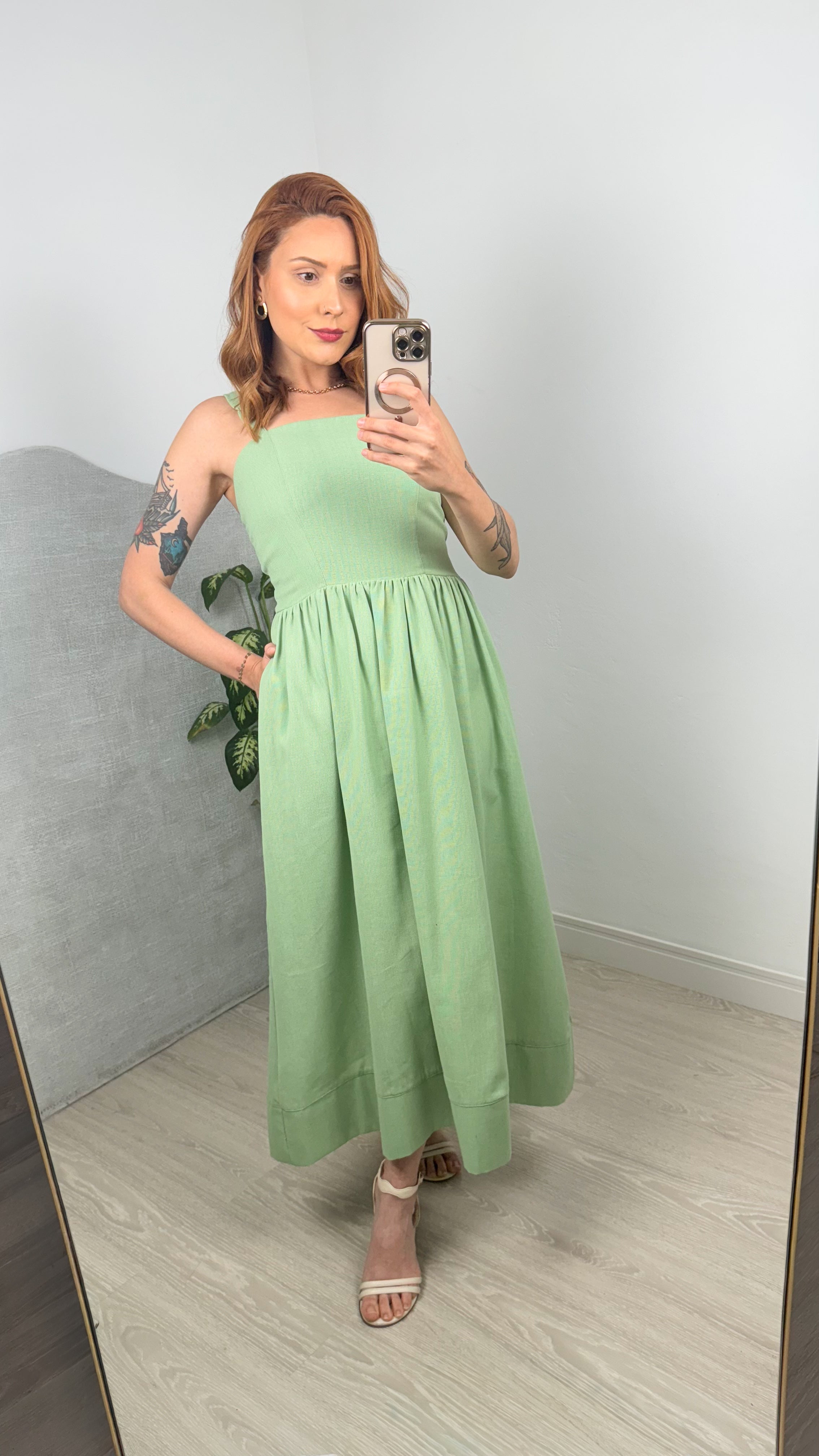 Vestido de Linho Aurora