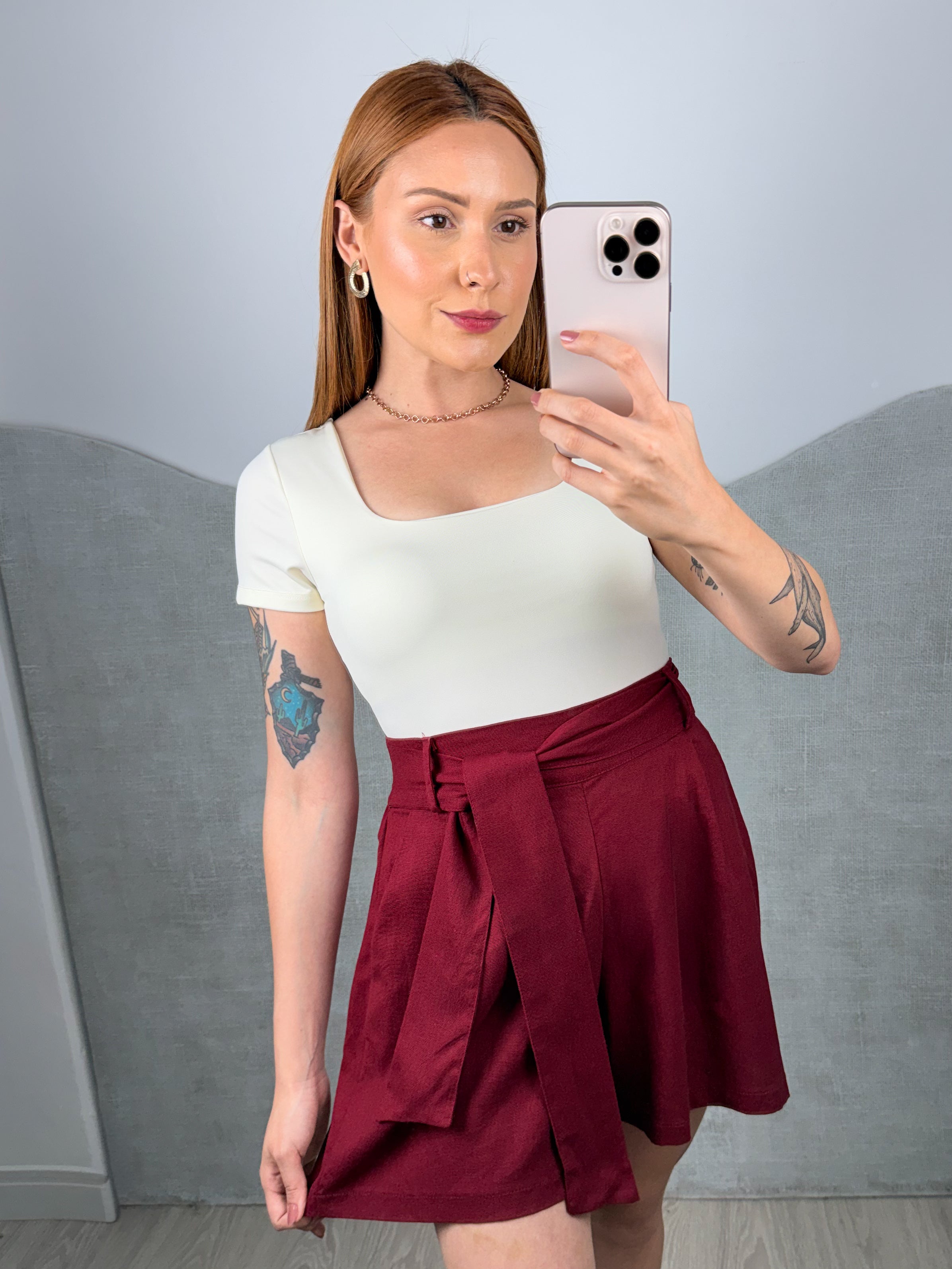 Shorts Linho C/ Amarração