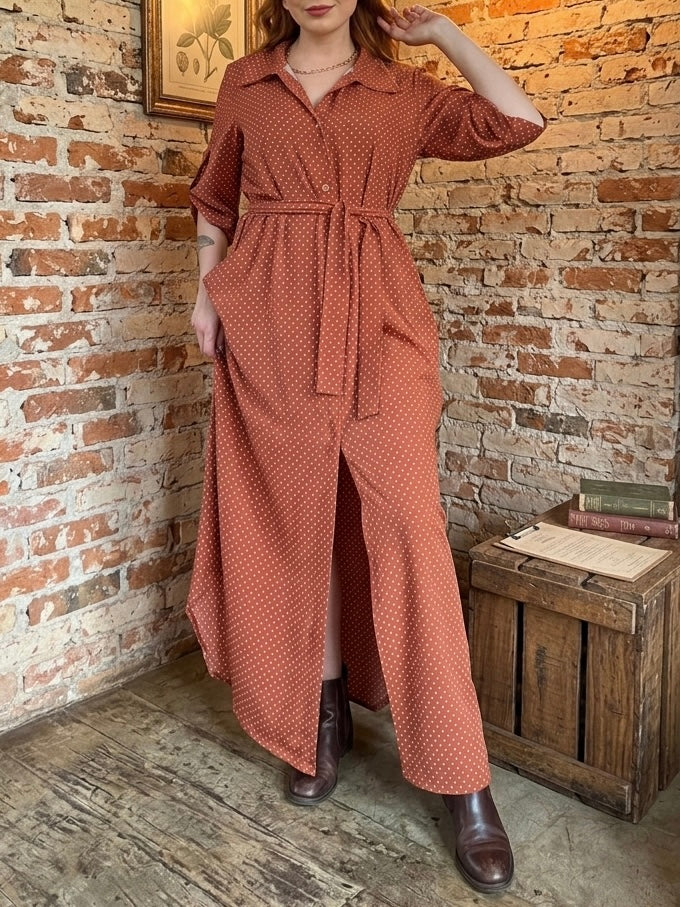 Vestido/Chemise Leticia Manga 3/4