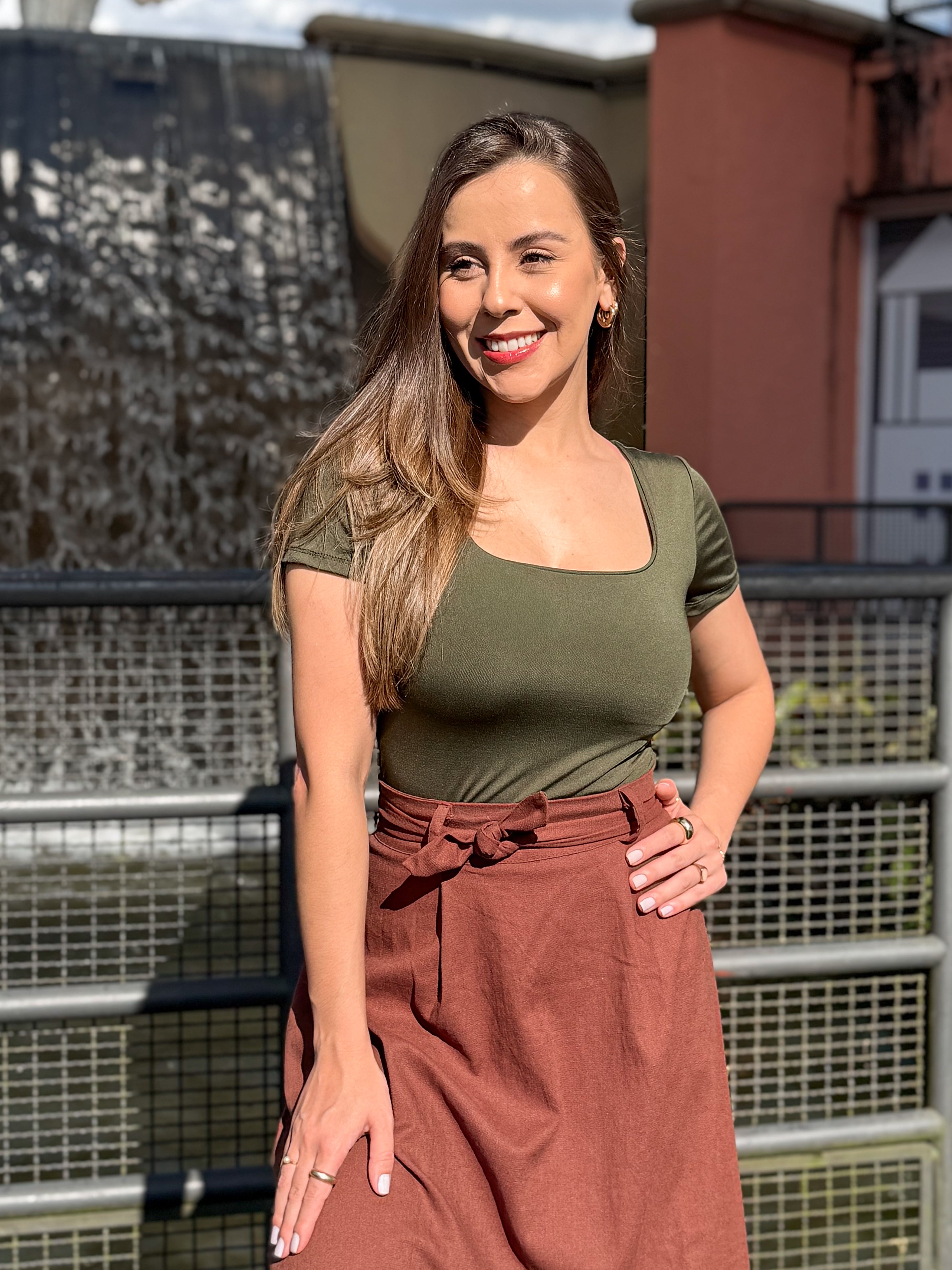 Blusa Basic C/ Elastano