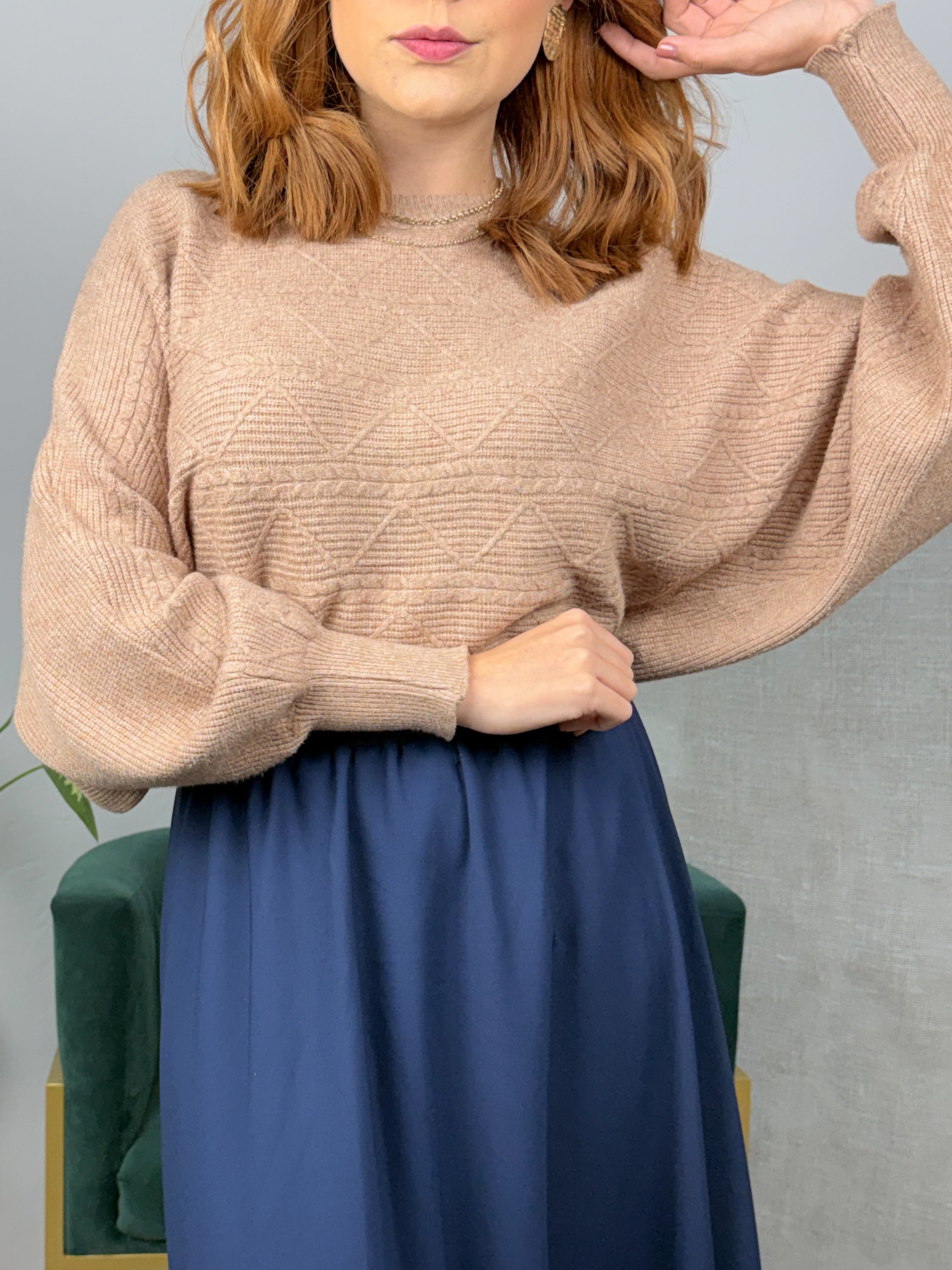 Blusa Tricot Modal Morcego Capri