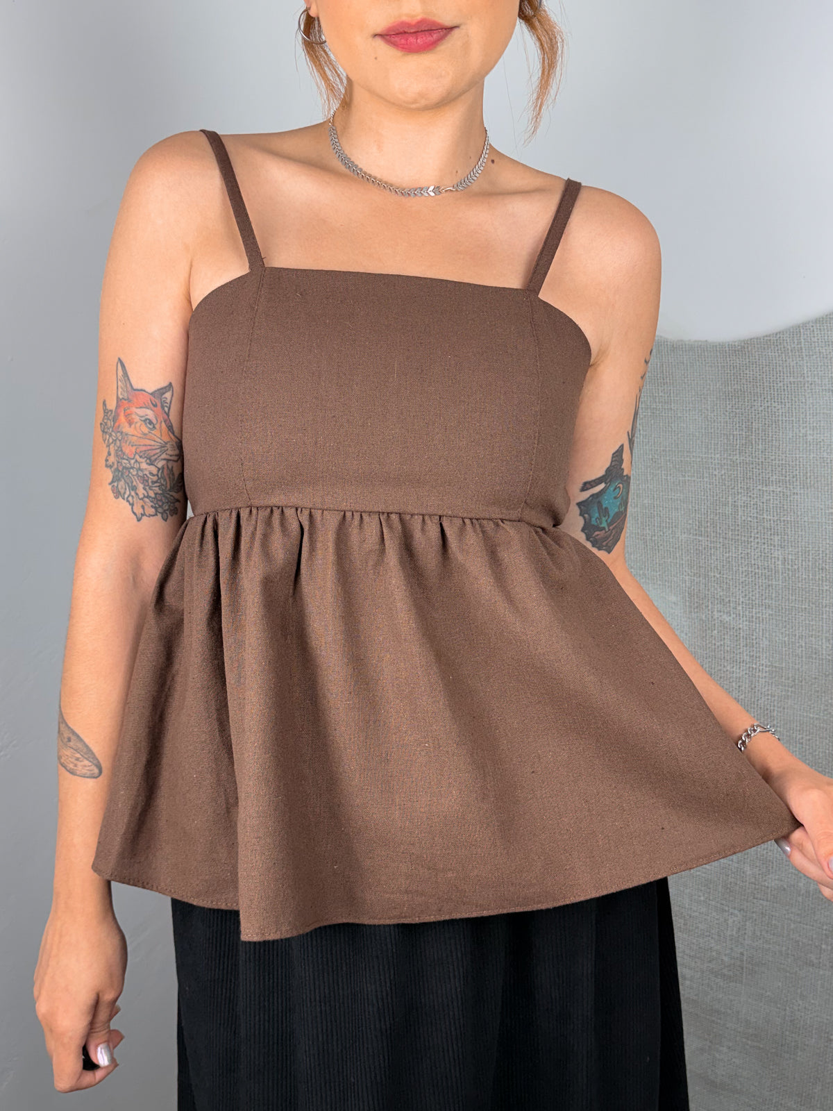 KIT 2 Blusas Bata de Linho por R$99,90