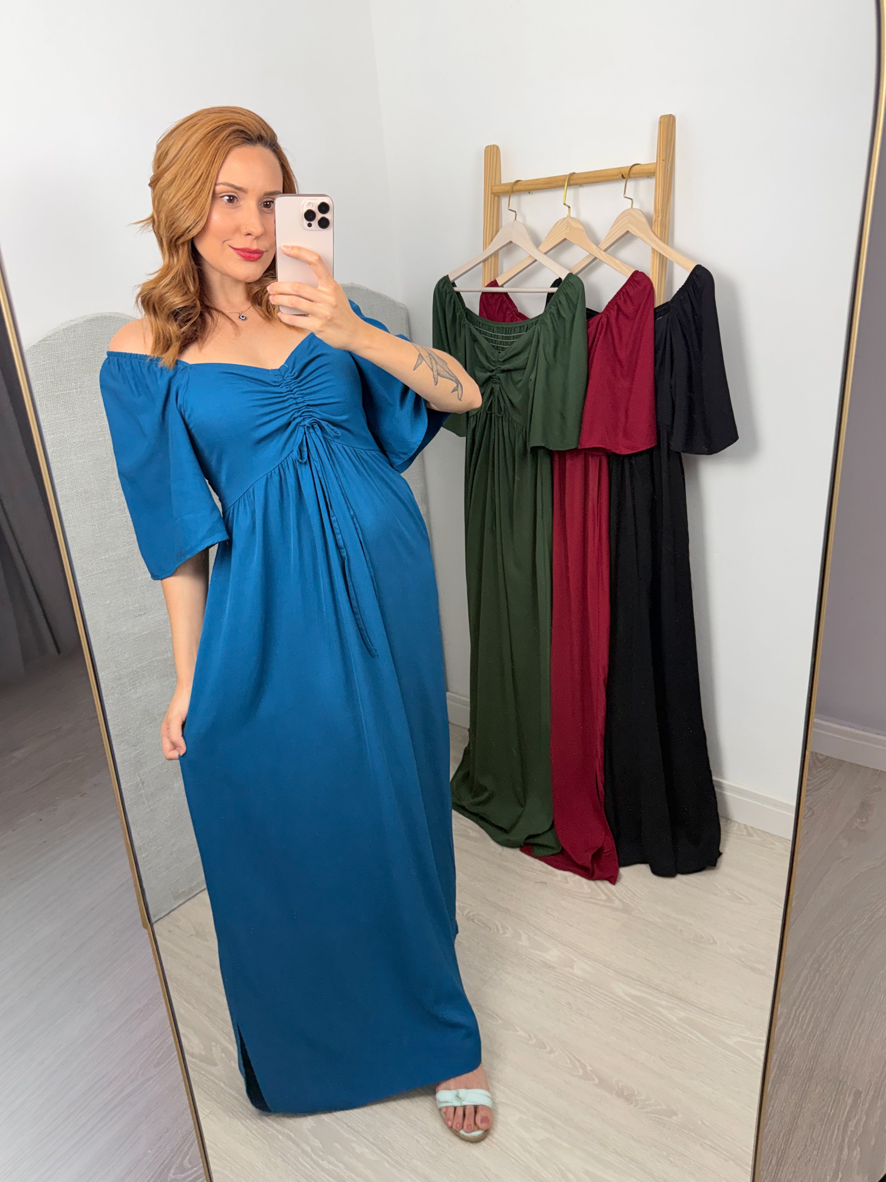 Vestido com Bolso Sol